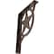 Ekena Millwork Austin Wrought Iron Bracket, (Single center brace), Antiqued Copper 1 1/2"W x 7 1/2"D x 10"H BKTM01X07X10SAUACO - alternate 1